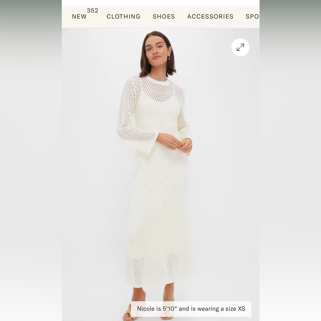 Cream Knit Amanyara Maxi Dress
